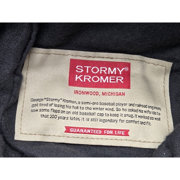 NEW Stormy Kromer Petal Pusher Wool Blend Hat Red Black Size 7 3/8 Plaid NWT main image 4